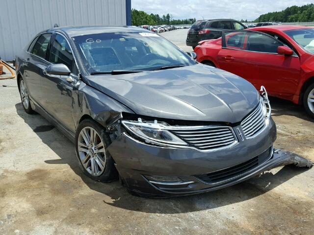 3LN6L2GK7FR622619 - 2015 LINCOLN MKZ CHARCOAL photo 1