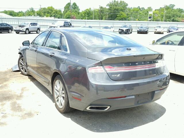 3LN6L2GK7FR622619 - 2015 LINCOLN MKZ Գրաֆիտ լուսանկար 3
