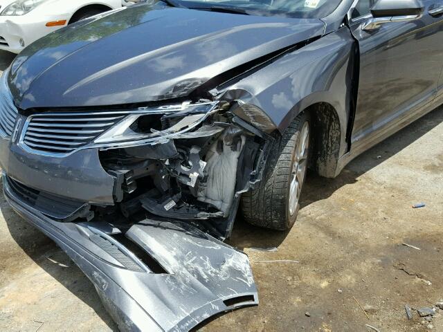 3LN6L2GK7FR622619 - 2015 LINCOLN MKZ Գրաֆիտ լուսանկար 9