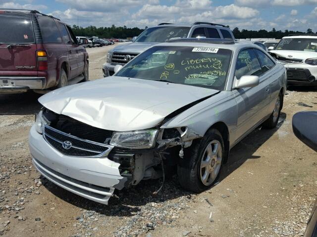 2T1CF28P2XC253961 - 1999 TOYOTA CAMRY SOLA SILVER photo 2