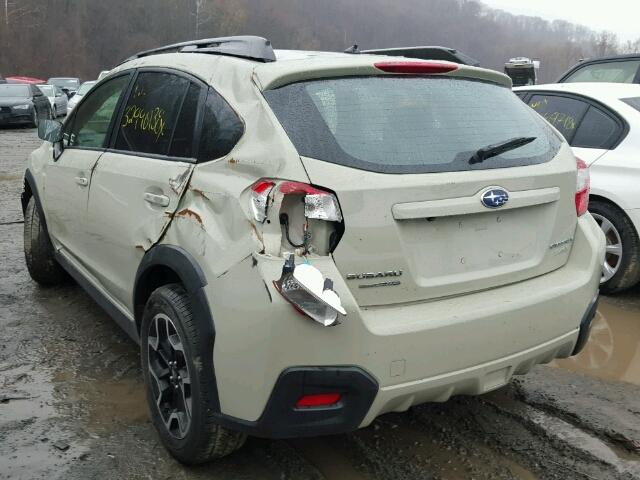 JF2GPABC8G8290749 - 2016 SUBARU CROSSTREK BEIGE photo 3