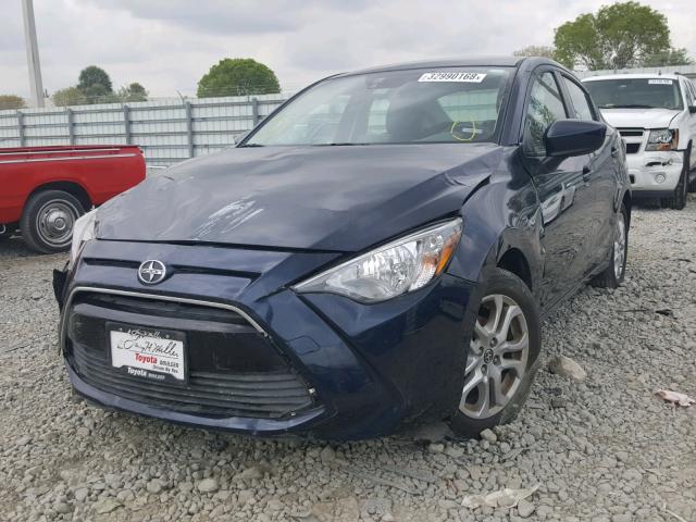 3MYDLBZV2GY108902 - 2016 TOYOTA SCION IA BLUE photo 2