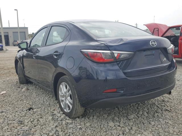 3MYDLBZV2GY108902 - 2016 TOYOTA SCION IA BLUE photo 3