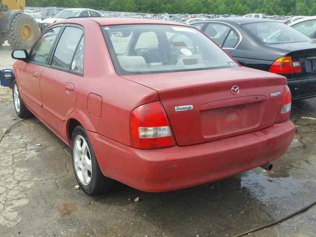 JM1BJ2213X0168703 - 1999 MAZDA PROTEGE ES RED photo 3