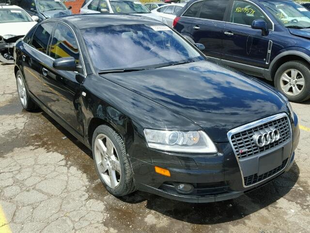 WAUAH74F88N175077 - 2008 AUDI A6 BLACK photo 1