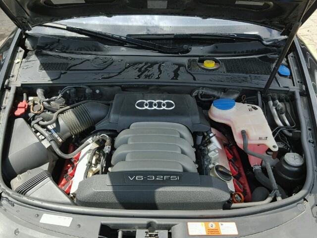 WAUAH74F88N175077 - 2008 AUDI A6 BLACK photo 7