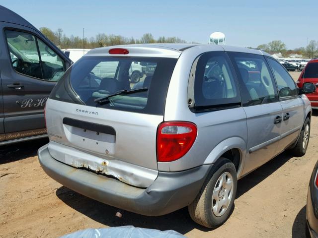 1D4GP25B57B182571 - 2007 DODGE CARAVAN SE SILVER photo 4