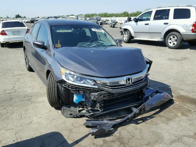 1HGCR2F38HA121351 - 2017 HONDA ACCORD LX GRAY photo 1