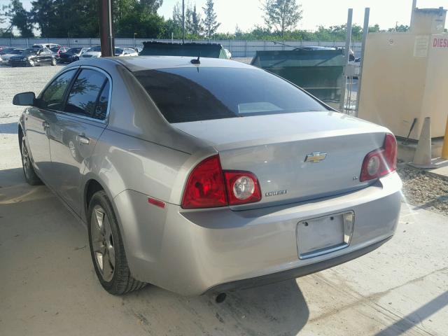 1G1ZH57B18F211259 - 2008 CHEVROLET MALIBU 1LT 银色 照片 3