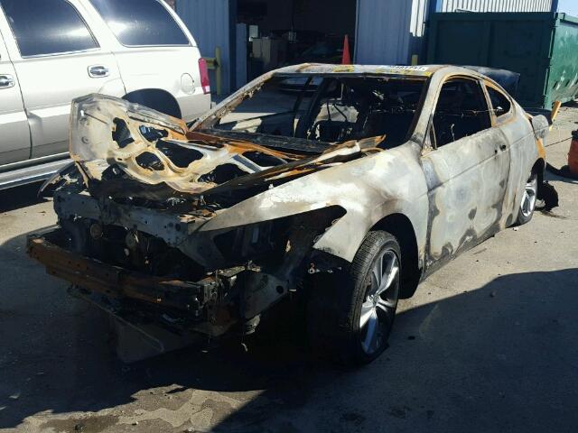 1HGCS2B88CA006358 - 2012 HONDA ACCORD EX- BURN photo 2