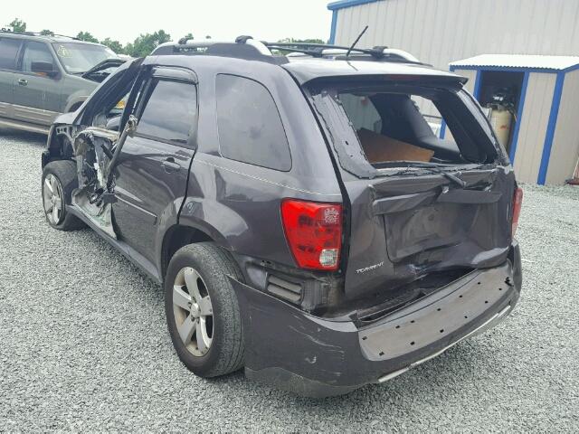 2CKDL63F076118345 - 2007 PONTIAC TORRENT CHARCOAL photo 3