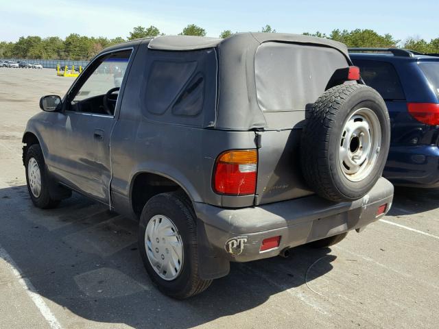 KNDJB623625134753 - 2002 KIA SPORTAGE GRAY photo 3