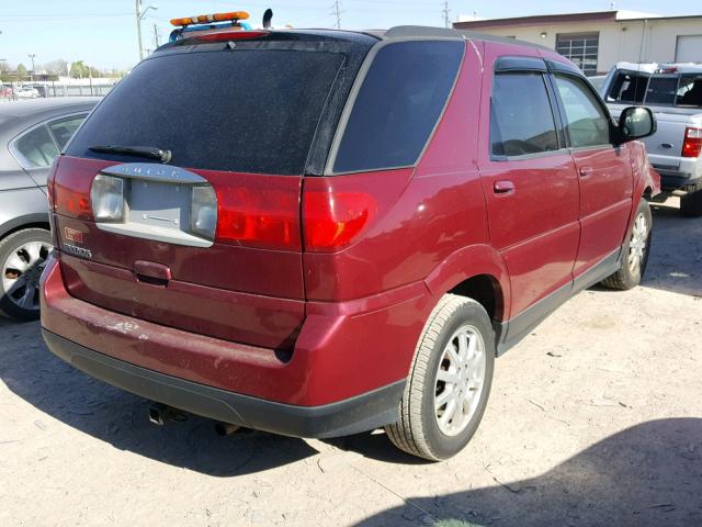 3G5DA03L36S611623 - 2006 BUICK RENDEZVOUS RED photo 4