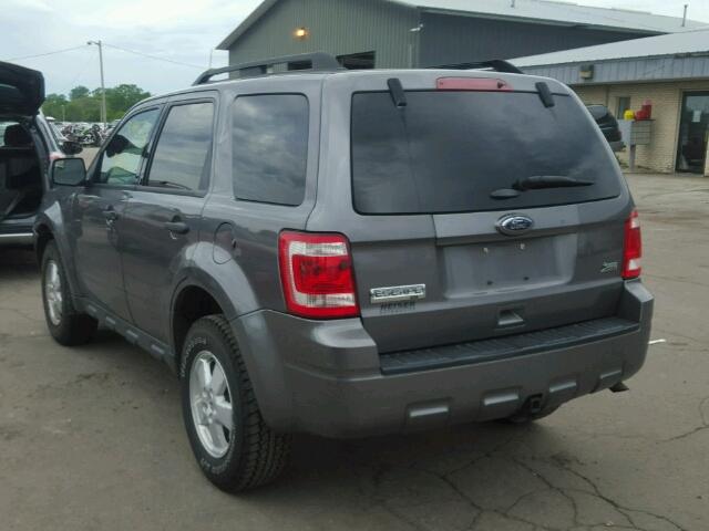 1FMCU0DG1CKA88716 - 2012 FORD ESCAPE XLT GRAY photo 3