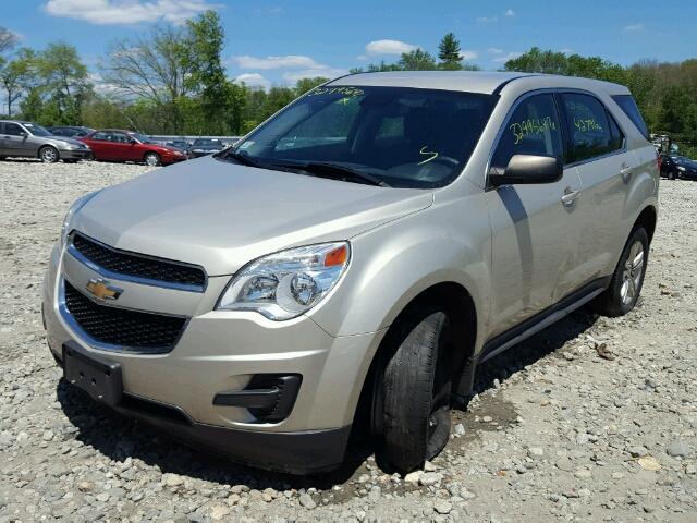 2GNALAEK3E6146989 - 2014 CHEVROLET EQUINOX LS SILVER photo 2