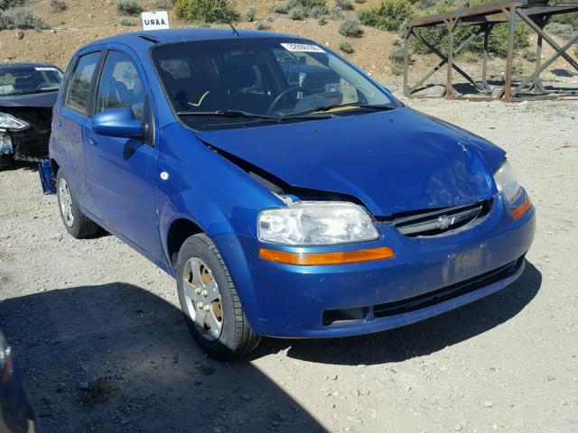 KL1TD66617B707985 - 2007 CHEVROLET AVEO BASE Mavi foto 1