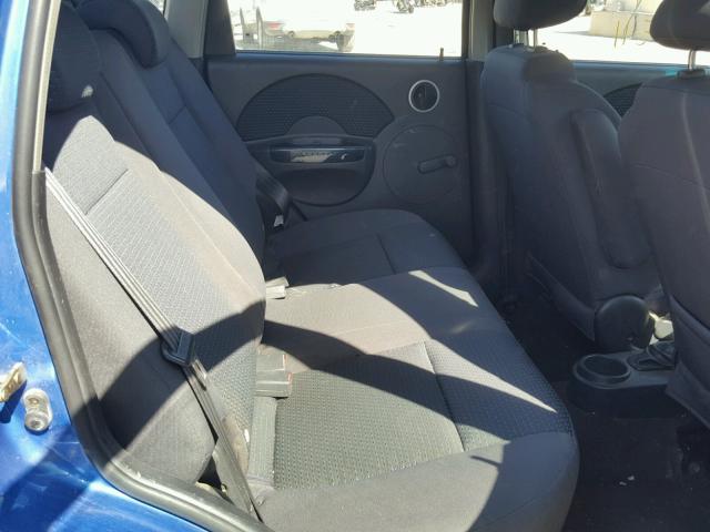 KL1TD66617B707985 - 2007 CHEVROLET AVEO BASE Mavi foto 6