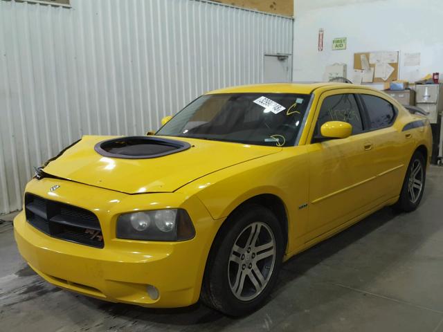 2B3KA53H96H334361 - 2006 DODGE CHARGER R/ YELLOW photo 2