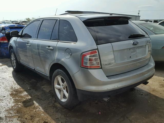 2FMDK39C27BA77225 - 2007 FORD EDGE SEL P GRAY photo 3