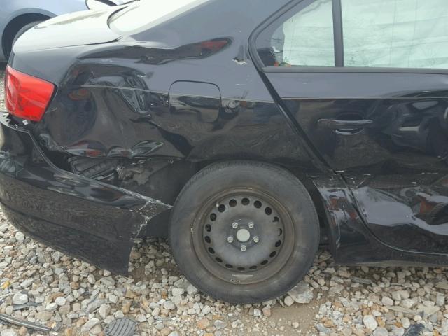 3VW2K7AJ2DM451501 - 2013 VOLKSWAGEN JETTA BASE 黑色 照片 9