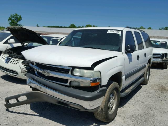 3GNEC16Z53G334900 - 2003 CHEVROLET SUBURBAN C WHITE photo 2