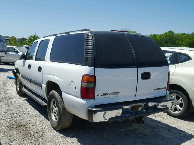 3GNEC16Z53G334900 - 2003 CHEVROLET SUBURBAN C WHITE photo 3