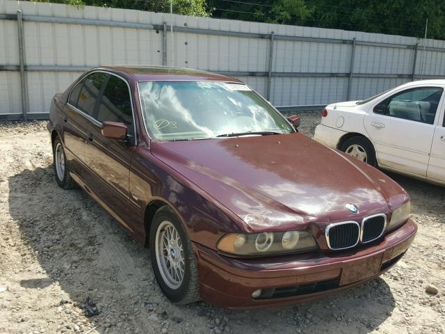 WBADT43411GF57524 - 2001 BMW 525 I AUTO MAROON photo 1