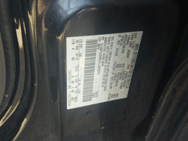 5LMFU28R31LJ09574 - 2001 LINCOLN NAVIGATOR BLUE photo 10