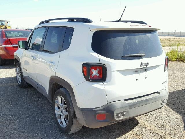 ZACCJABT8FPC22229 - 2015 JEEP RENEGADE L WHITE photo 3