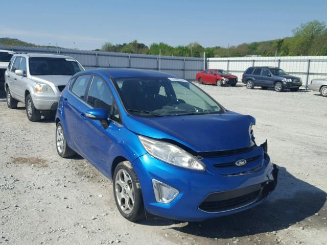 3FADP4FJXBM100472 - 2011 FORD FIESTA SES BLUE photo 1