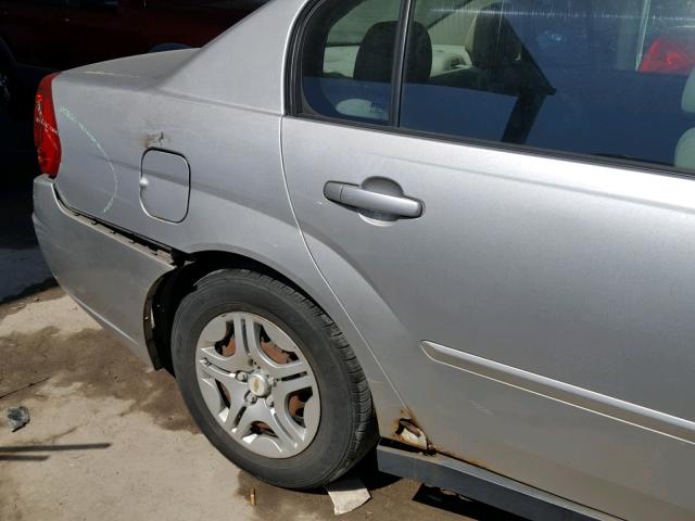 1G1ZS51F26F154760 - 2006 CHEVROLET MALIBU LS ვერცხლისფერი ფოტო 9