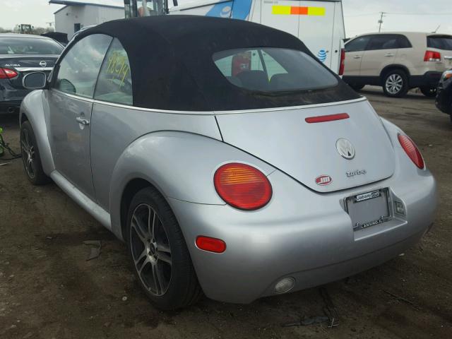 3VWCD21Y43M331177 - 2003 VOLKSWAGEN NEW BEETLE 银色 照片 3