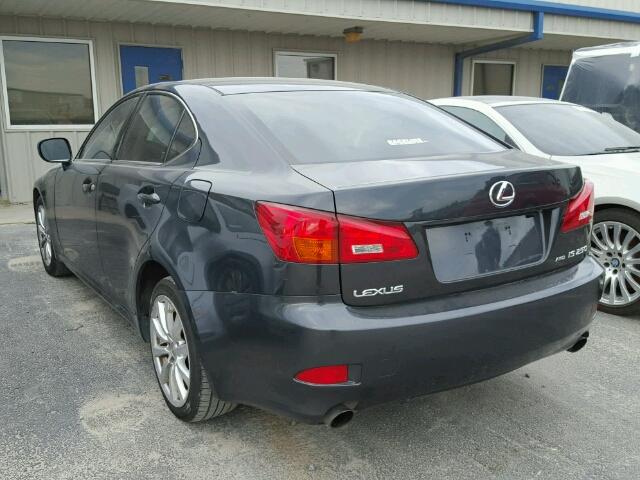 JTHCK262362008195 - 2006 LEXUS IS250 AWD GRAY photo 3
