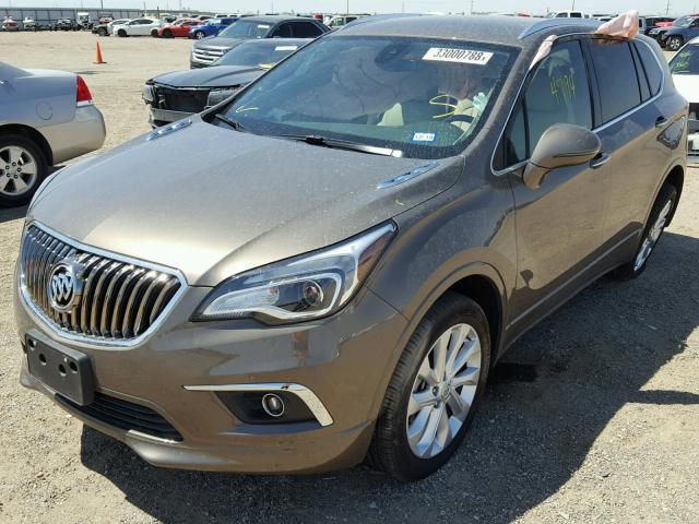 LRBFXESX9HD238655 - 2017 BUICK ENVISION P GOLD photo 2