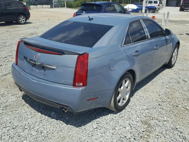 1G6DM577580114533 - 2008 CADILLAC CTS BLUE photo 4
