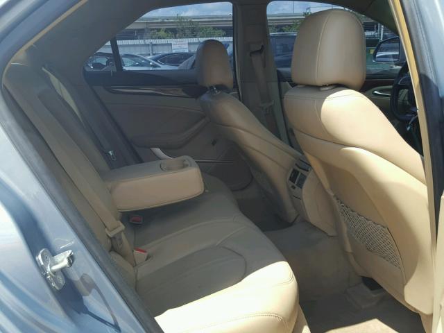 1G6DM577580114533 - 2008 CADILLAC CTS BLUE photo 6