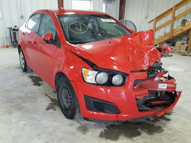 1G1JA5SH3F4130169 - 2015 CHEVROLET SONIC LS 红色 照片 1