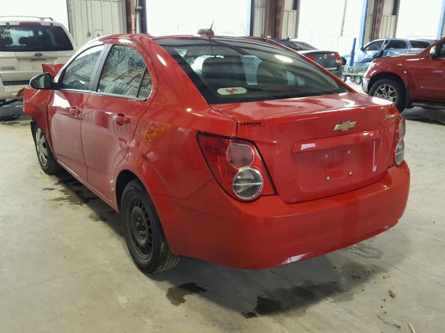 1G1JA5SH3F4130169 - 2015 CHEVROLET SONIC LS 红色 照片 3