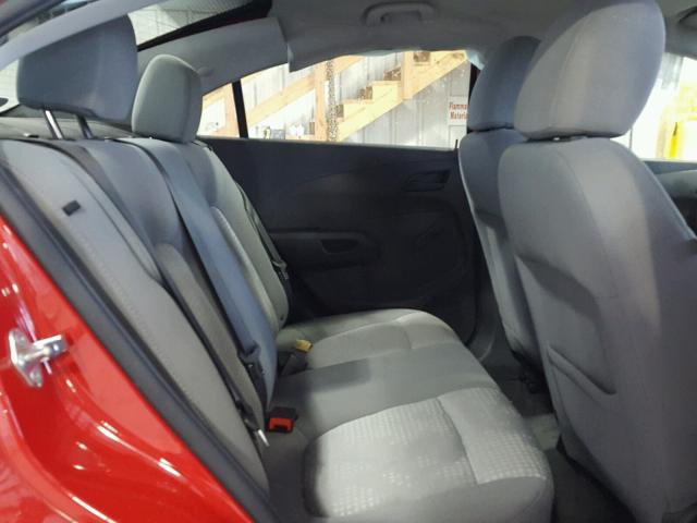 1G1JA5SH3F4130169 - 2015 CHEVROLET SONIC LS 红色 照片 6