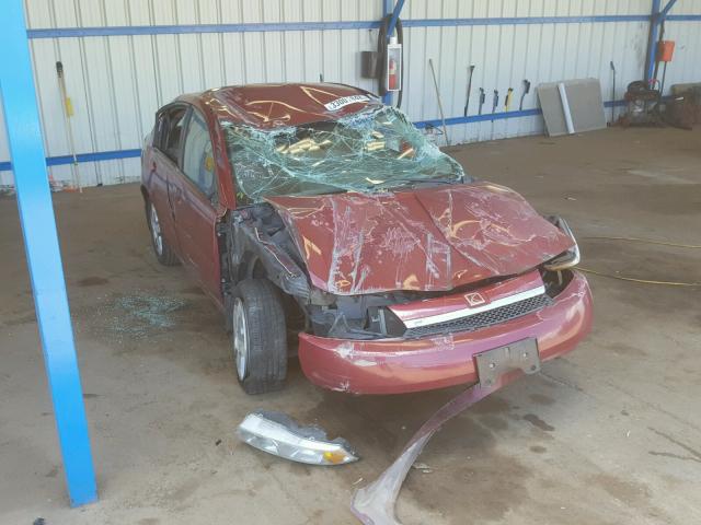 1G8AG52F74Z202165 - 2004 SATURN ION LEVEL MAROON photo 1