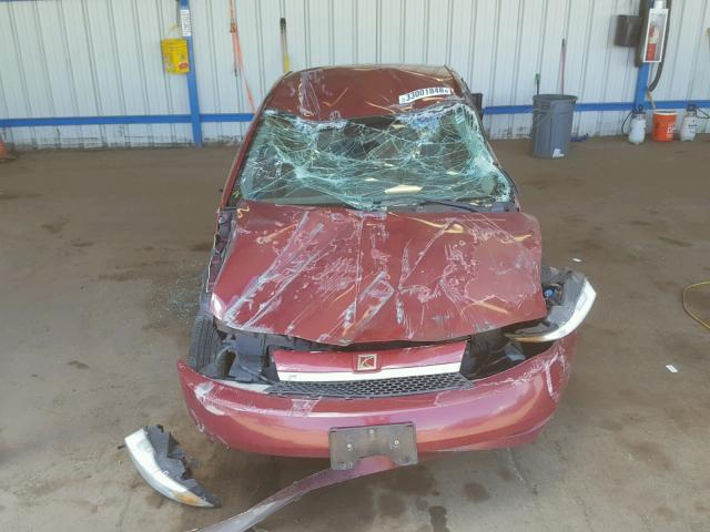 1G8AG52F74Z202165 - 2004 SATURN ION LEVEL MAROON photo 9