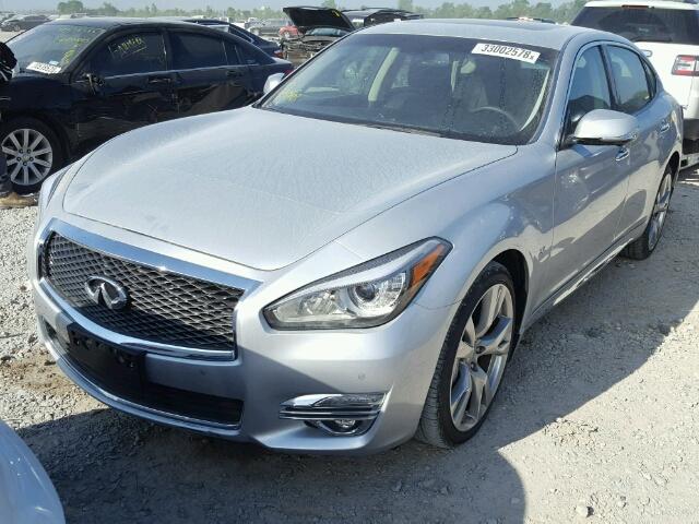 JN1BY1PPXGM630687 - 2016 INFINITI Q70L 3.7 SILVER photo 2