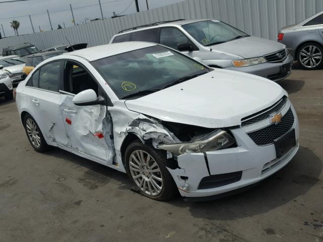 1G1PK5S97B7298065 - 2011 CHEVROLET CRUZE ECO WHITE photo 9