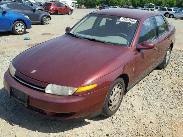 1G8JS52F5YY631007 - 2000 SATURN LS RED photo 2