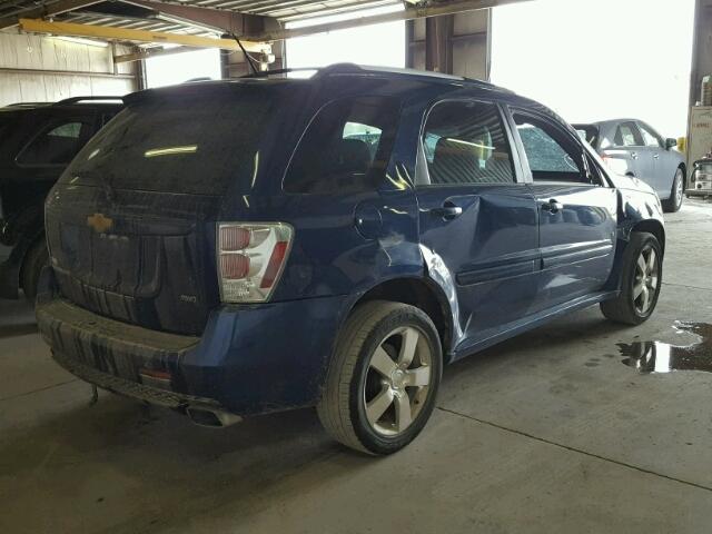 2CNDL037586292468 - 2008 CHEVROLET EQUINOX SP BLUE photo 4