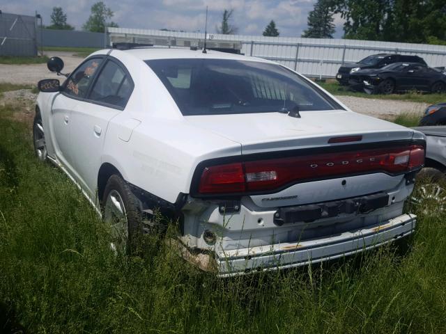 2C3CDXAT9CH282310 - 2012 DODGE CHARGER PO WHITE photo 3