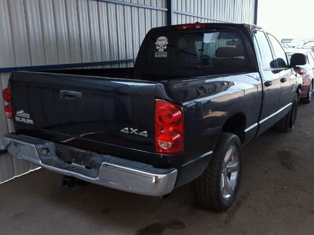 1D7HU18248S512756 - 2008 DODGE RAM 1500 Q BLACK photo 4