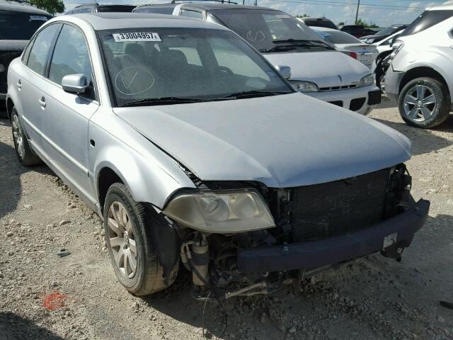 WVWPD63B62P049393 - 2002 VOLKSWAGEN PASSAT GLS SILVER photo 1