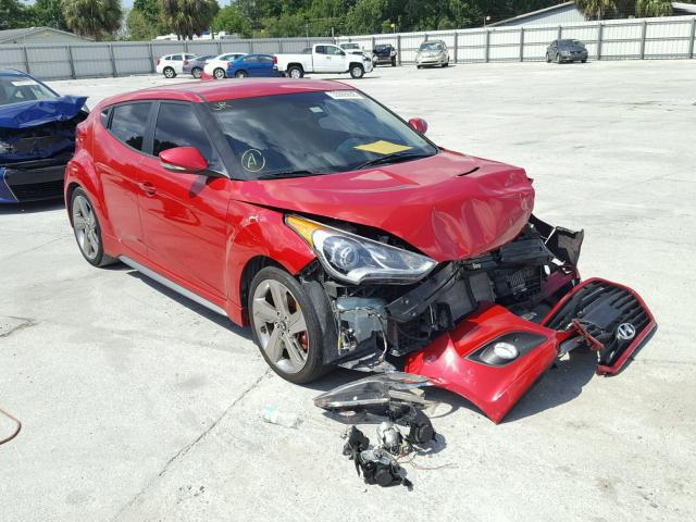 KMHTC6AE2DU177788 - 2013 HYUNDAI VELOSTER T RED photo 1