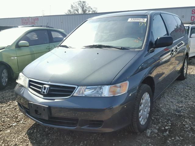 5FNRL18573B071142 - 2003 HONDA ODYSSEY LX BLUE photo 2